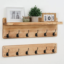 Hanging Coat Rack With Shelf Wayfair